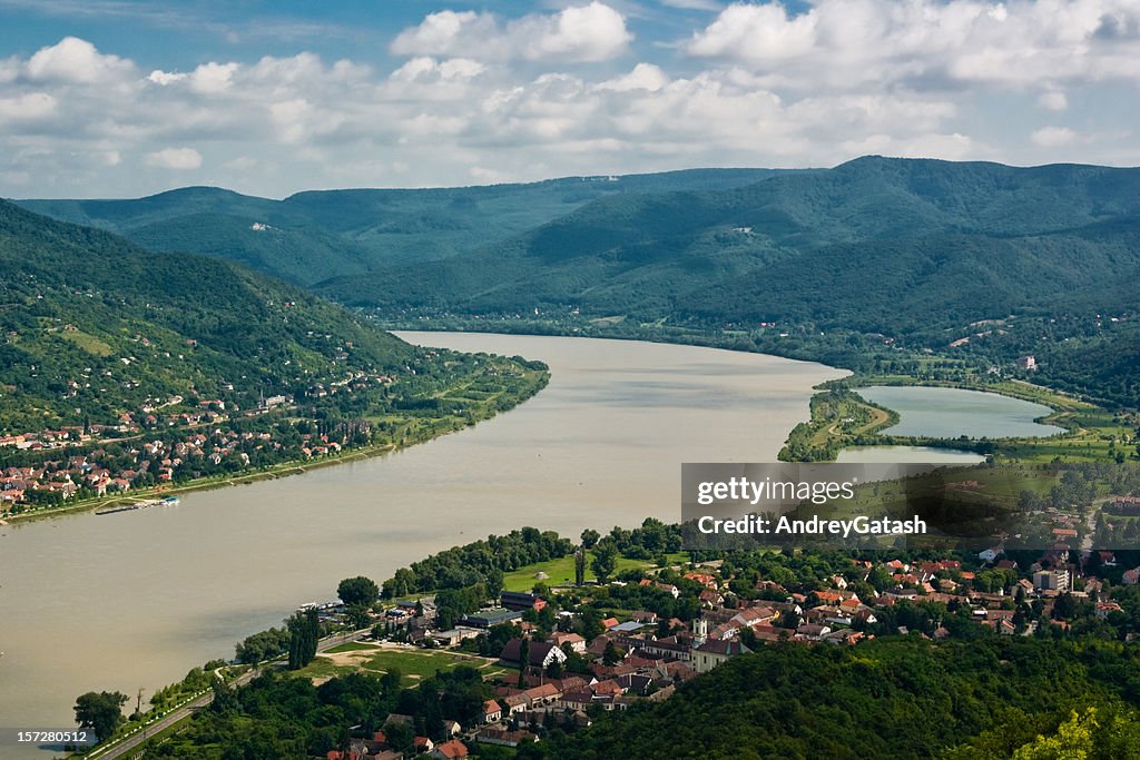 Danube river bend, Ungarn