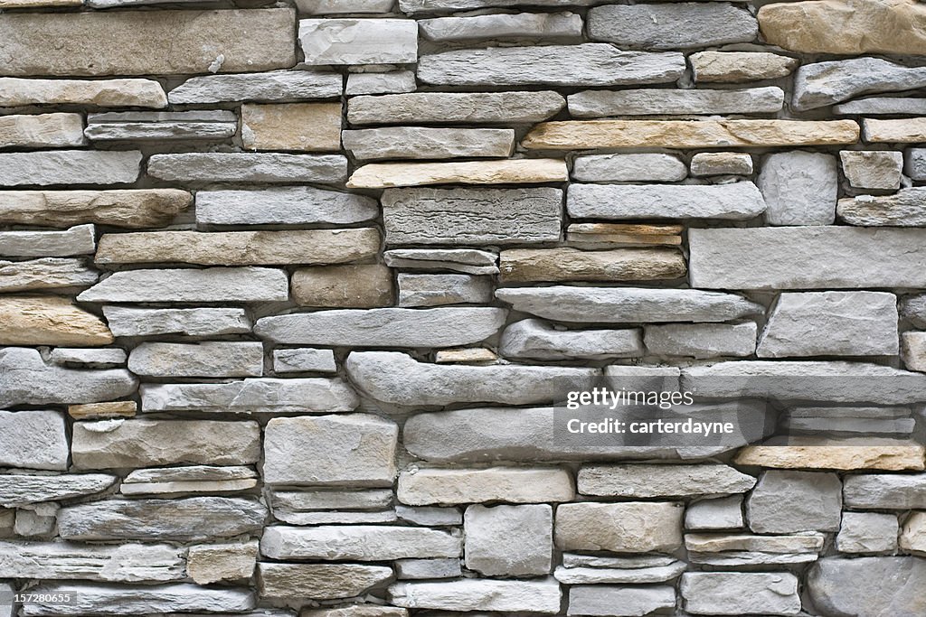 Stone wall, flache, geschlossene Hintergrund und Textur