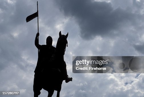 Black Rider Medieval Black Rider High-Res Stock Photo - Getty Images
