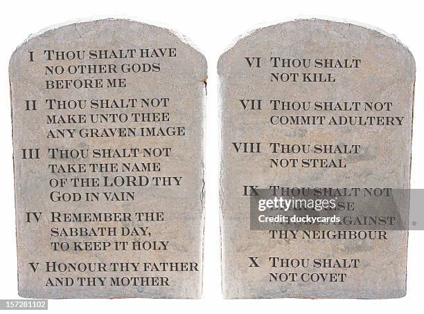 ten commandments (kjv) - number 10 stock pictures, royalty-free photos & images