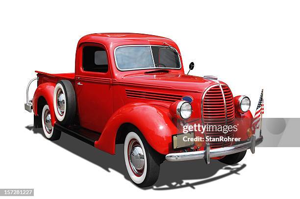 auto car - 1939 ford pickup truck - 1939 stock pictures, royalty-free photos & images