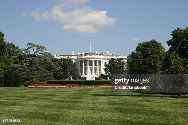 american president's home : the white house, washington d.c. - lafayette square washington dc stock pictures, royalty-free photos & images