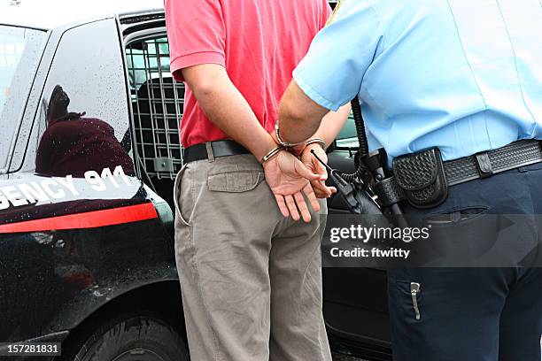 arrest 4 - detainee stockfoto's en -beelden