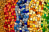 Color tiles mosaic