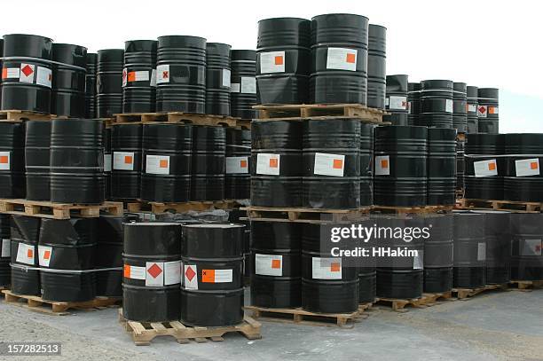 industrial - chemical drums - oil barrels stock pictures, royalty-free photos & images