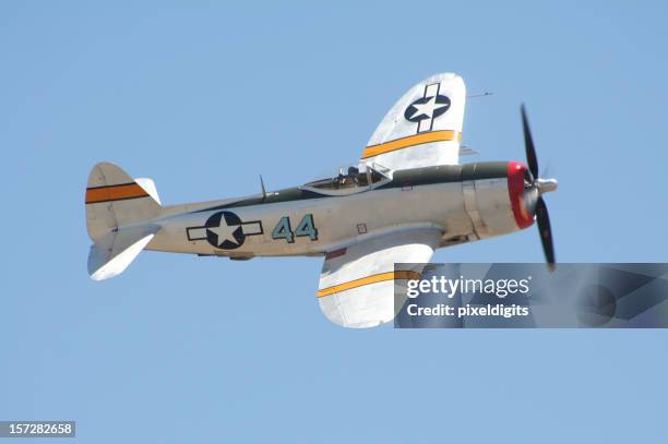 p-47 "thunderbolt" warplane - allied forces stock pictures, royalty-free photos & images