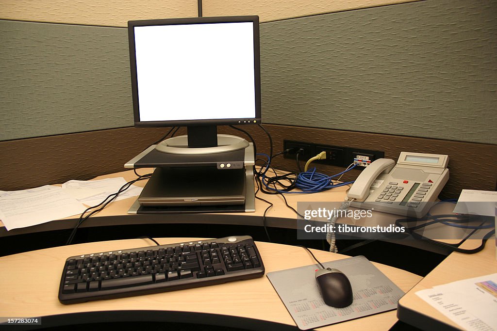 Sem computador com Cubículos
