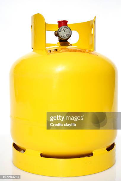 camping gas cylinder - cylinder stock pictures, royalty-free photos & images