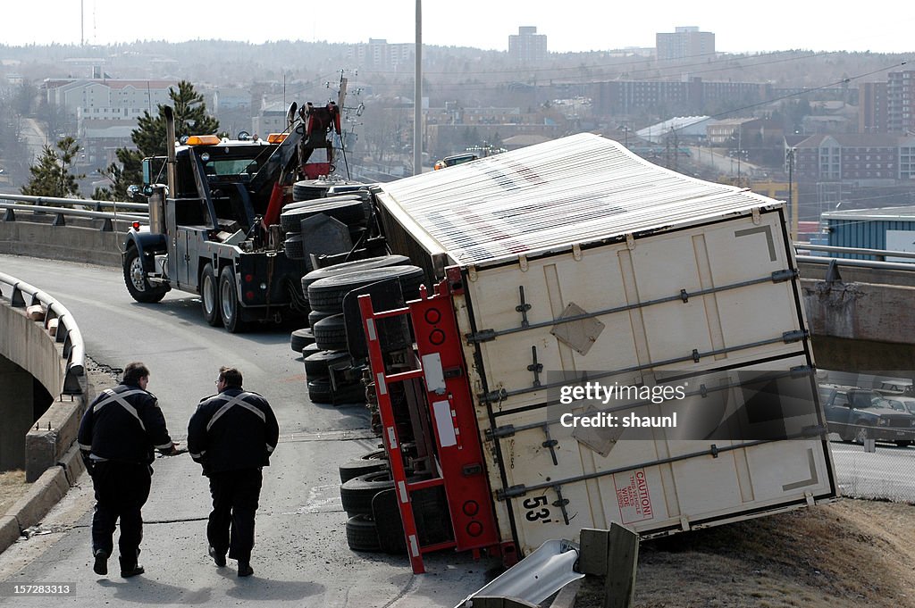 Semi Accident