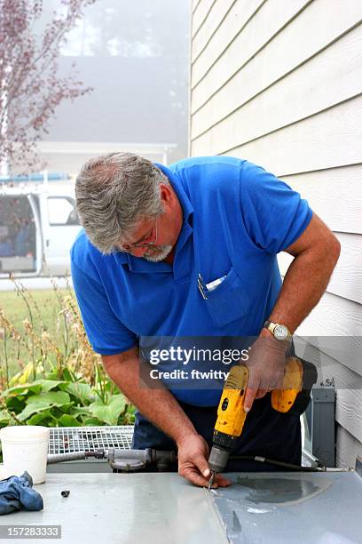 ac repair 8 - condenser stock pictures, royalty-free photos & images