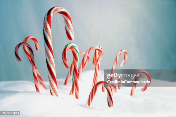 candy canes - candy cane stock pictures, royalty-free photos & images