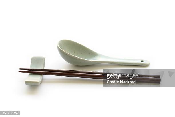 oriental tableware - eetstokje stockfoto's en -beelden