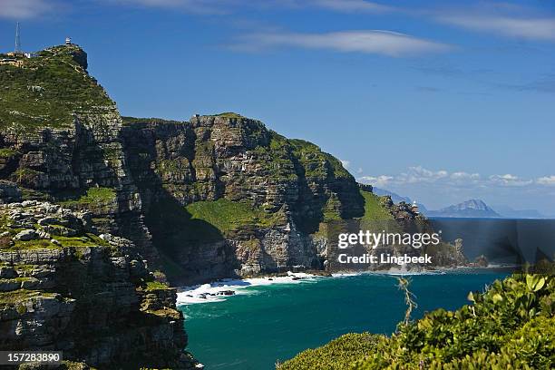 cape point in south africa - cape point stock pictures, royalty-free photos & images
