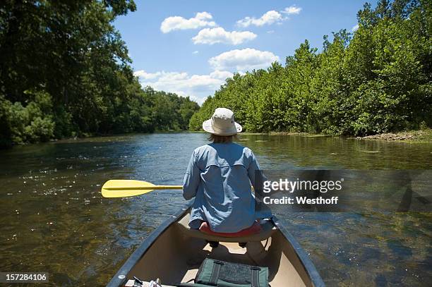 canoeing - missouri stock pictures, royalty-free photos & images