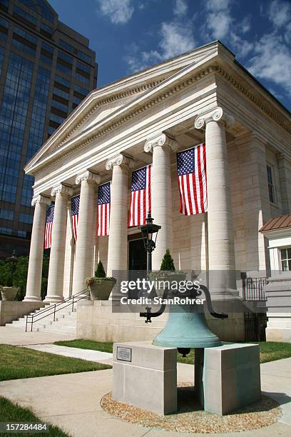 historic dayton courthouse 1, dayton, ohio - ohio flag stock pictures, royalty-free photos & images
