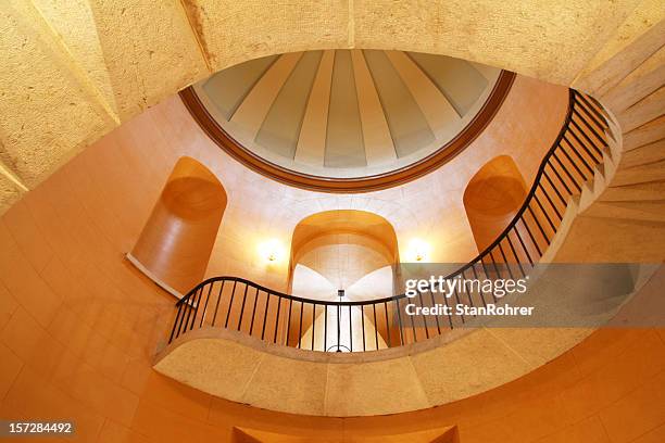 rotunda stairs 3, dayton, ohio - dayton ohio stockfoto's en -beelden