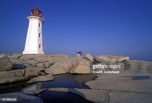 peggy's cove - old scan - peggy's cove stock pictures, royalty-free photos & images