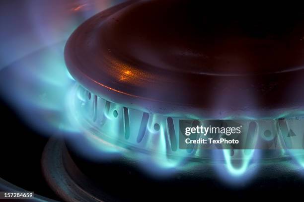 propane stove burner. - gas stove burner stockfoto's en -beelden