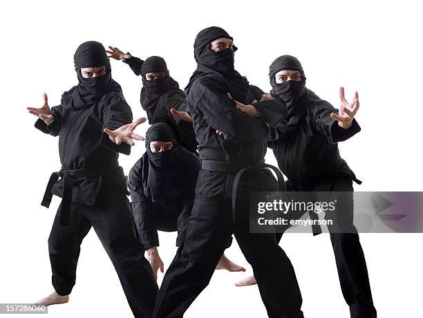 ninjas - ninja stock pictures, royalty-free photos & images