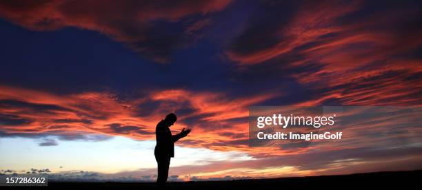 spirituality - zich overgeven stockfoto's en -beelden