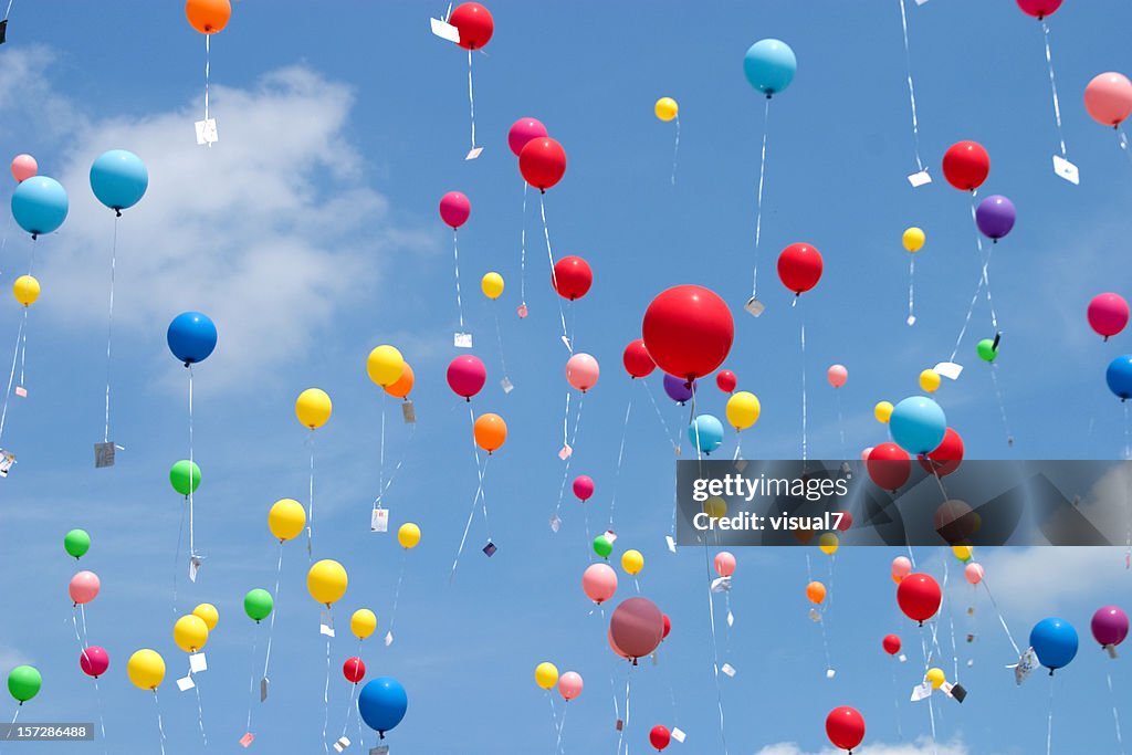 Voando balões