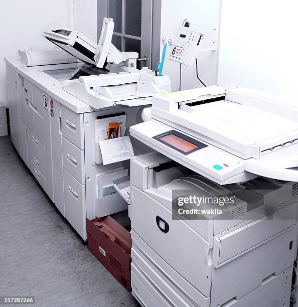 copier - copyshop - by the photocopier stock pictures, royalty-free photos & images