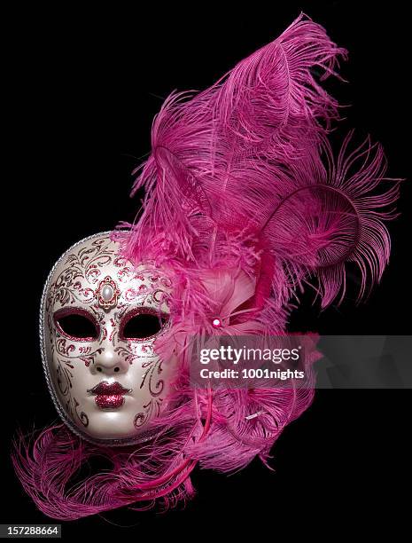 venetinan mask - venetian mask stock pictures, royalty-free photos & images