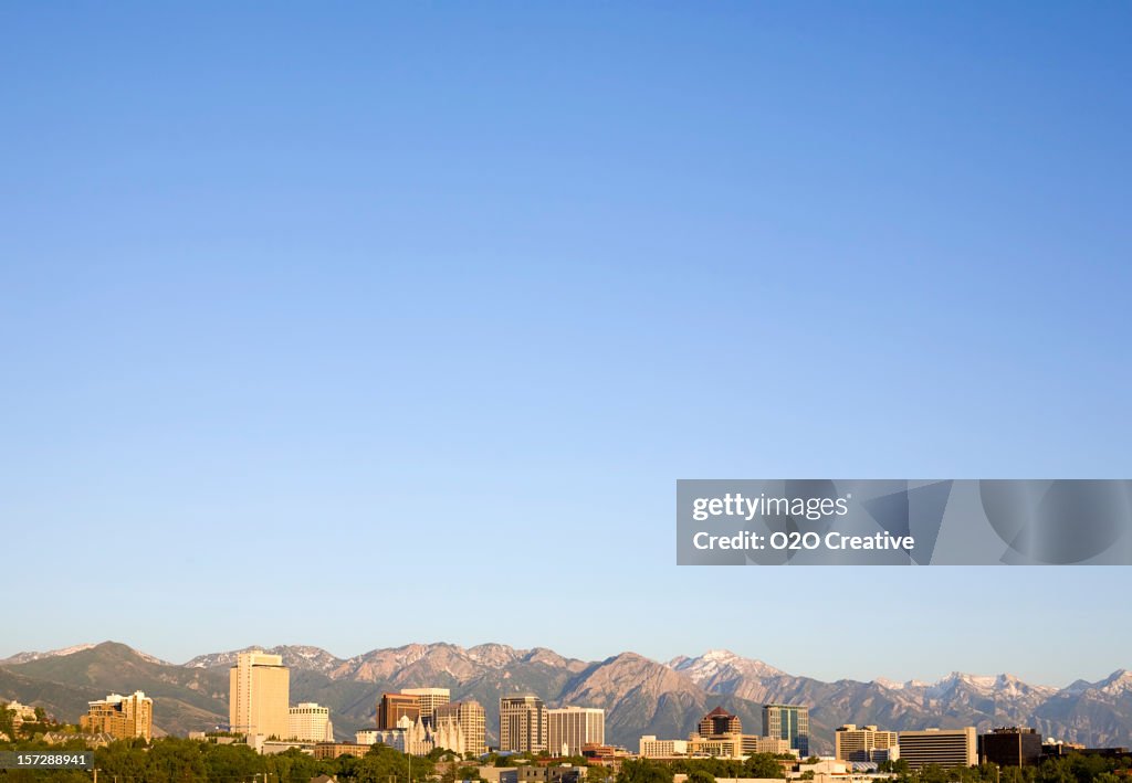City Skyline with LOTS of Sky