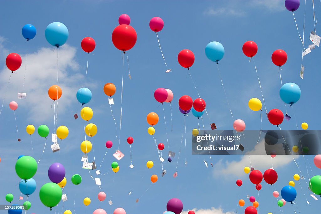 Flying balloons