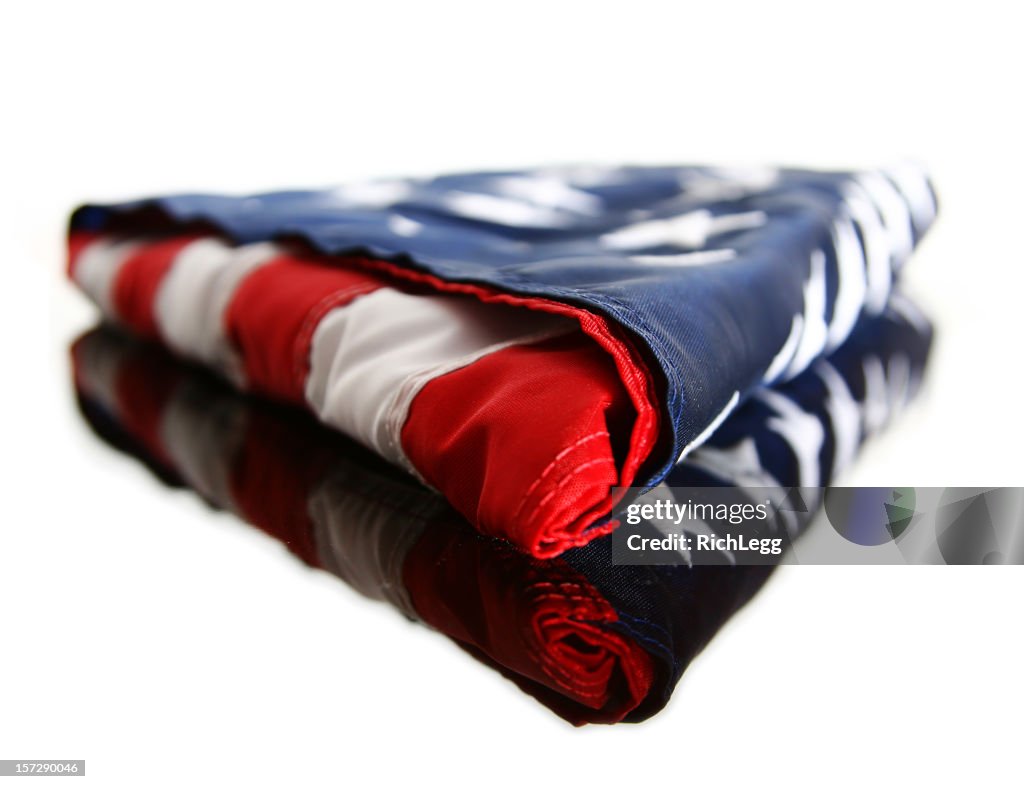 Folded American Flag