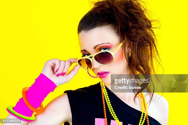 shades - 80s fashion stock pictures, royalty-free photos & images