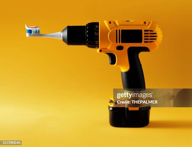 extreme toothbrush - dental drill stock pictures, royalty-free photos & images