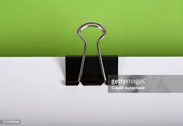 paper clip - binder clip stock-fotos und bilder