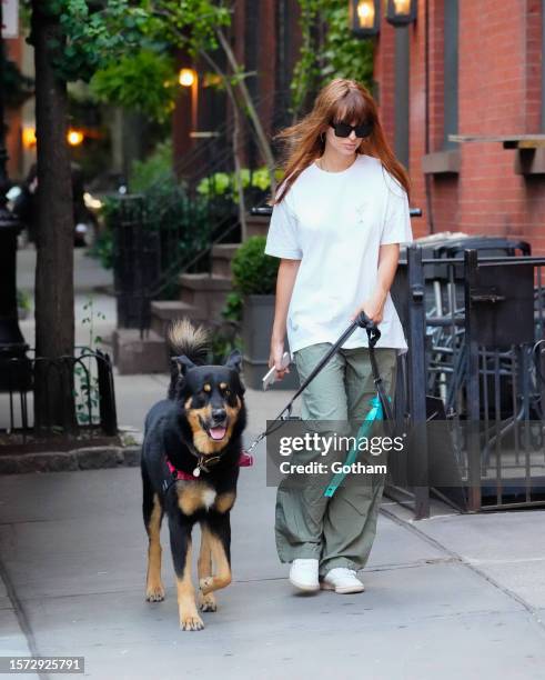 Emily Ratajkowski is seen on July 26, 2023 in New York City.