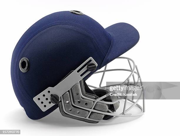 cricket helmet - sports helmet stock pictures, royalty-free photos & images