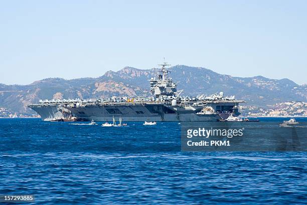 portaaviones uss enterprise - us navy fotografías e imágenes de stock