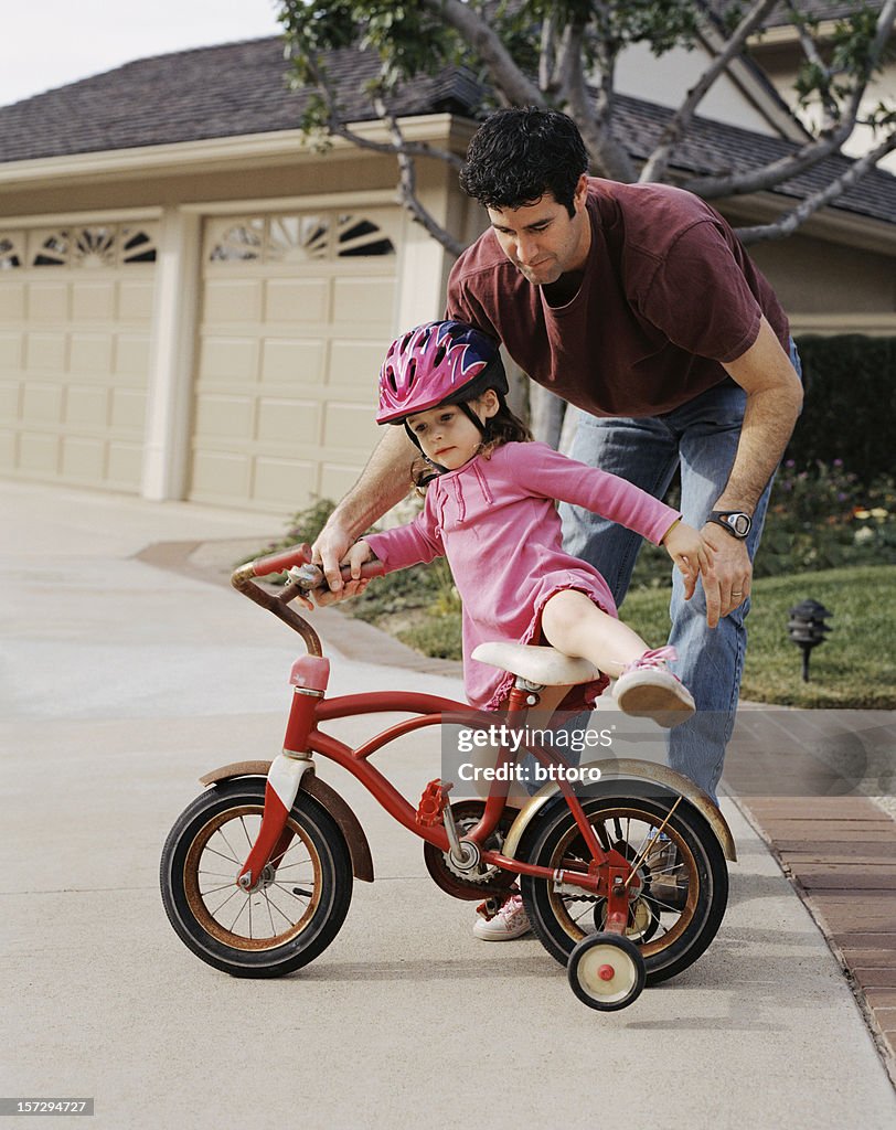 Father Daughter Bike Training