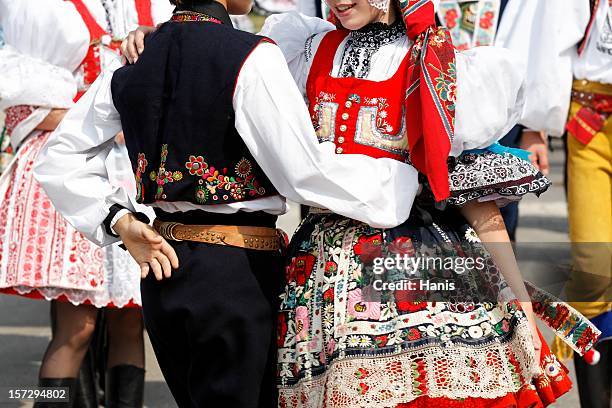 festival folklorique - czech republic photos et images de collection