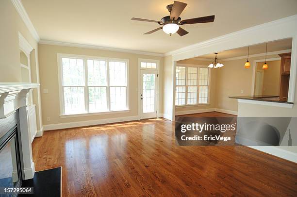 new house - hardwood stock pictures, royalty-free photos & images