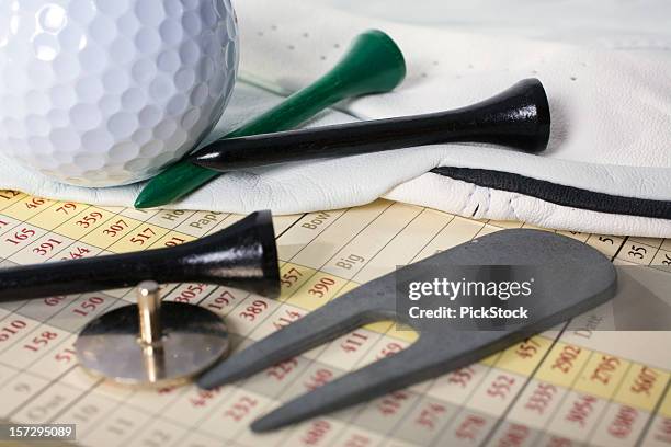 golf - score card stock pictures, royalty-free photos & images