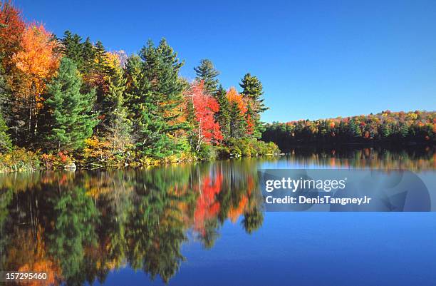 autumn scenic - berkshires massachusetts stock pictures, royalty-free photos & images