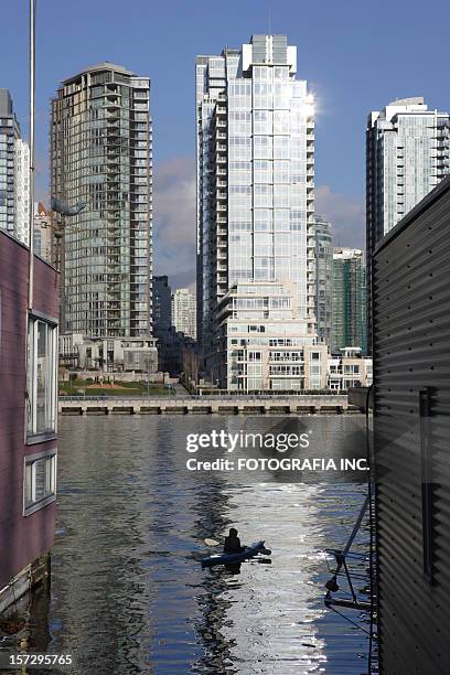 vancouver-british columbia-canada - vancouver skyline stock pictures, royalty-free photos & images