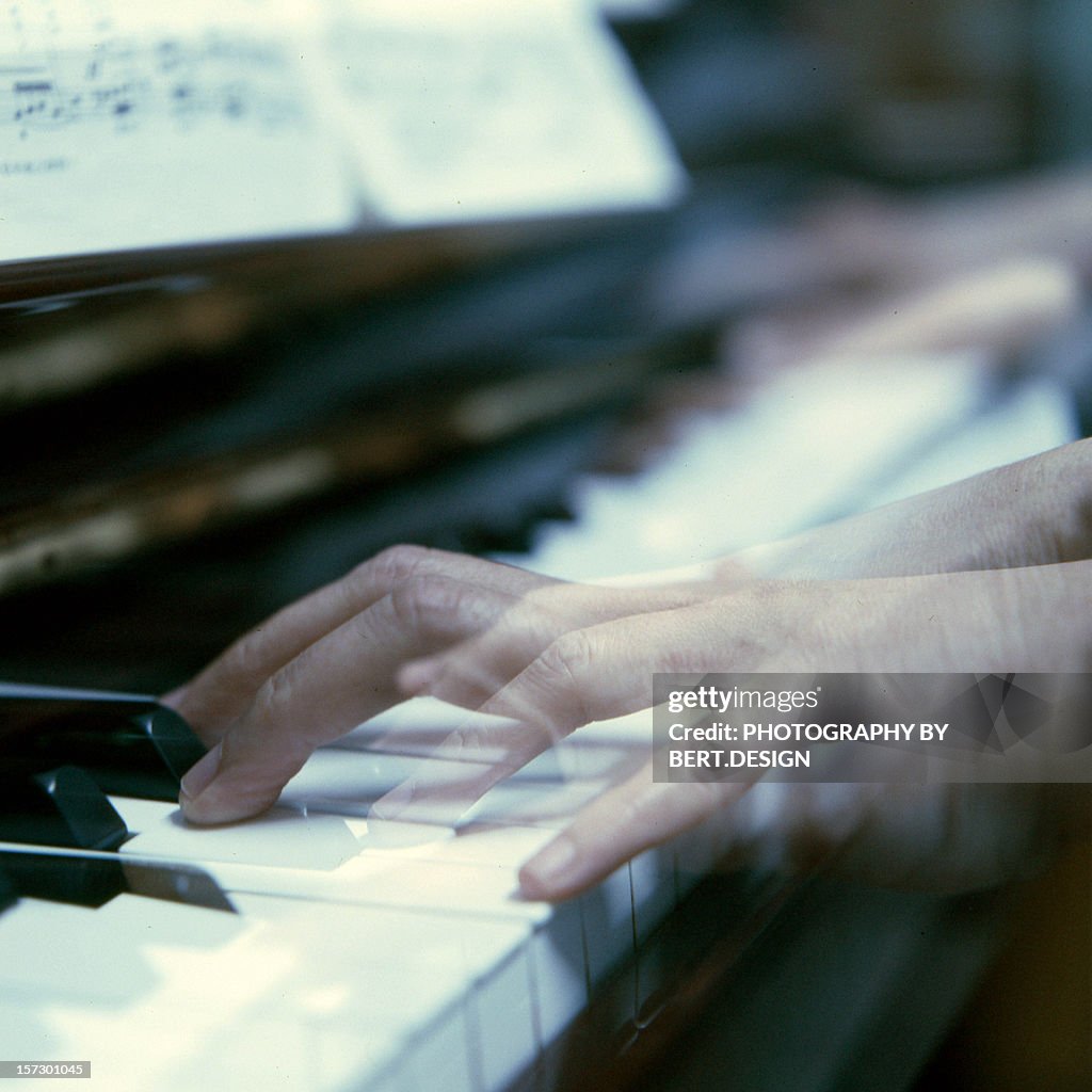 Piano playing