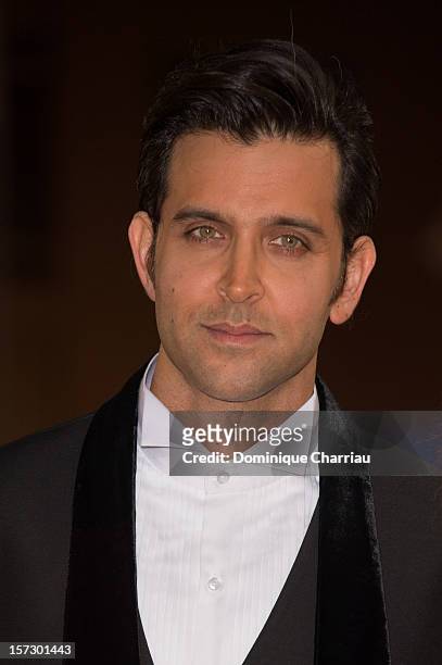 Indian actor Hrithik Roshan arrives for the tribute to Hindi cinema at the 12th Marrakech International Film Festival on December 1, 2012 in...