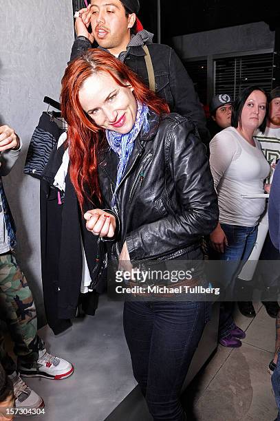 Actress Juliette Lewis attends the launching of the One Life One Chance web store on December 1, 2012 in Los Angeles, California.