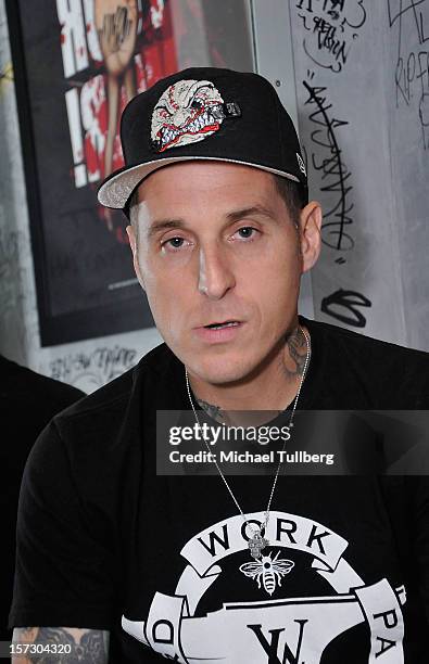 Musician Toby Morse attends the launching of the One Life One Chance web store on December 1, 2012 in Los Angeles, California.