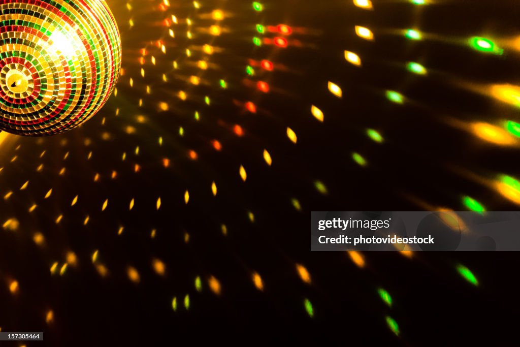 Fondo de luces de discoteca