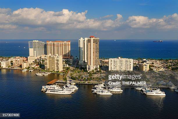 fort lauderdale intracoastal - citadel v florida stock pictures, royalty-free photos & images