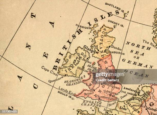 british isles - england map stock pictures, royalty-free photos & images