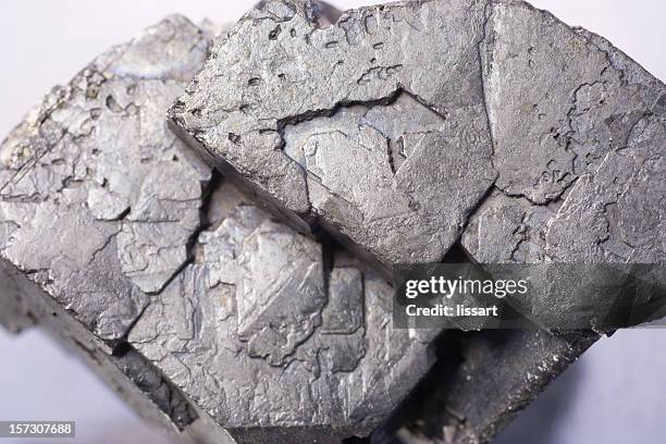 steine und mineralien galena - eisenerz stock-fotos und bilder